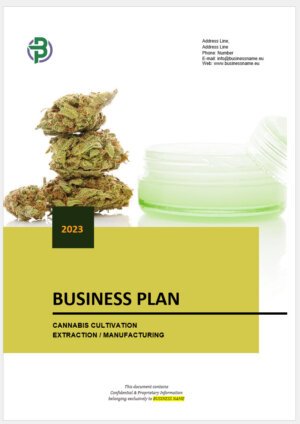Cannabis Cultivation Extraction Manufacturing Business Plan Template