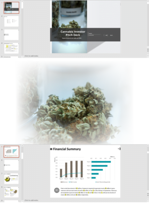 Cannabis Cultivation and Retail Investor Pitch Deck Template