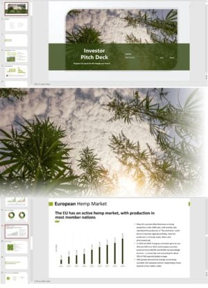 Investor Pitch Deck Template Hemp Cultivation