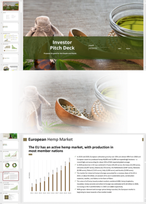 Hemp/CBD Vertically Integrated Investor Pitch Deck Template