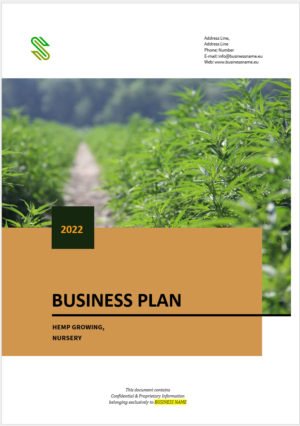 Europe Hemp Cultivation Nursery Business Plan