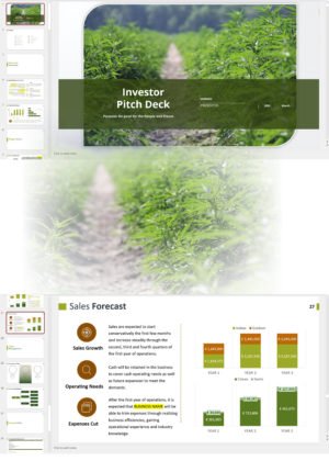 Hemp Cultivation and Nursery Investor Pitch Deck Template