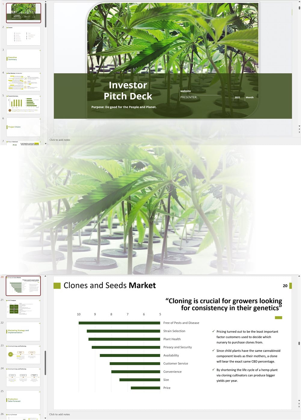 Hemp Nursery Investor Pitch Deck
