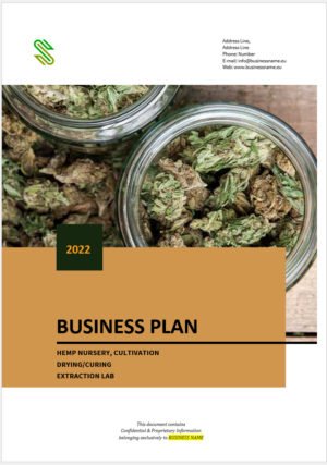 Hemp Nursery Cultivation Curing Extraction Business Plan