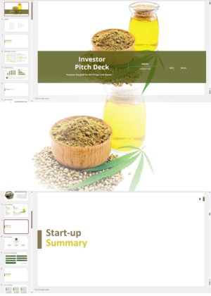 Hemp/CBD Products Manufacturing Investor Pitch Deck