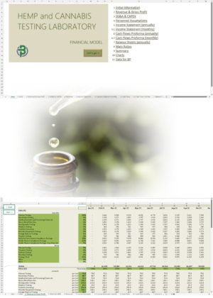 Cannabis Hemp CBD Testing Financial Model