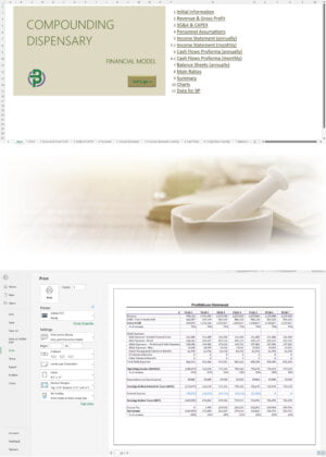 Compounding Dispensary Financial Model
