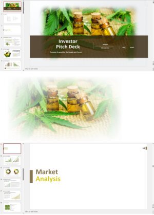 CBD Online Store Investor Pitch Deck Template