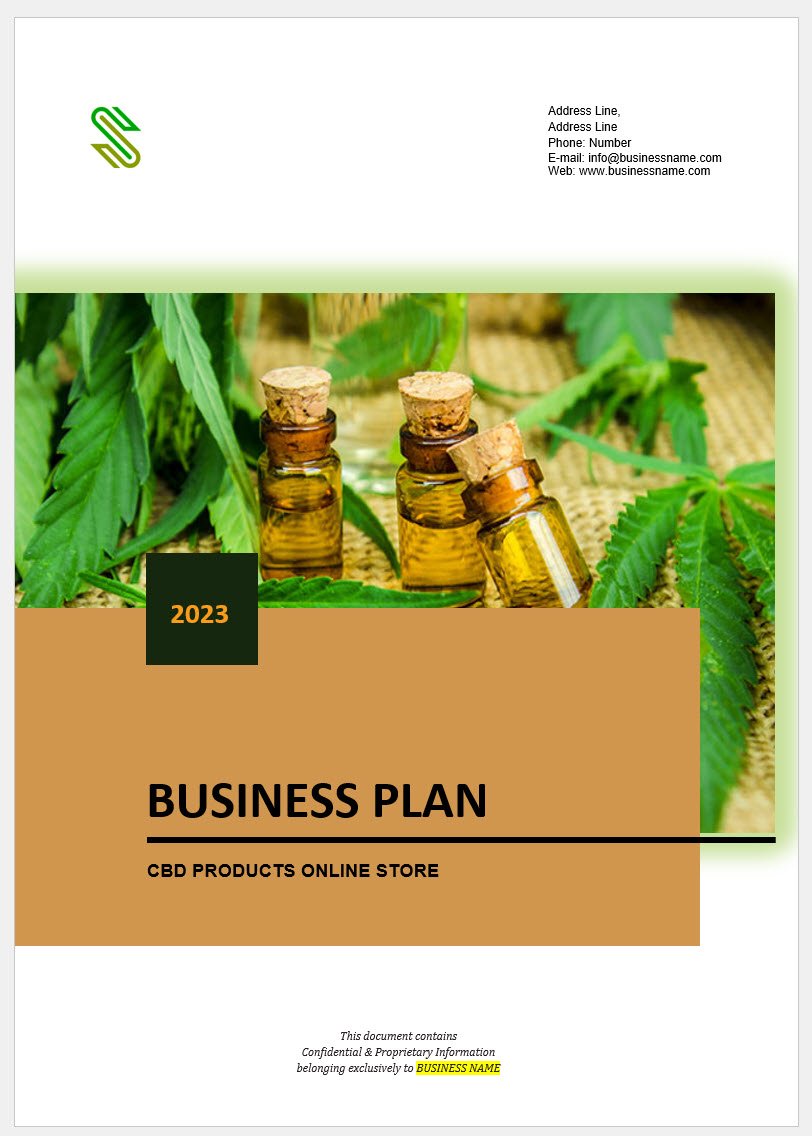 CBD Online Business Plan