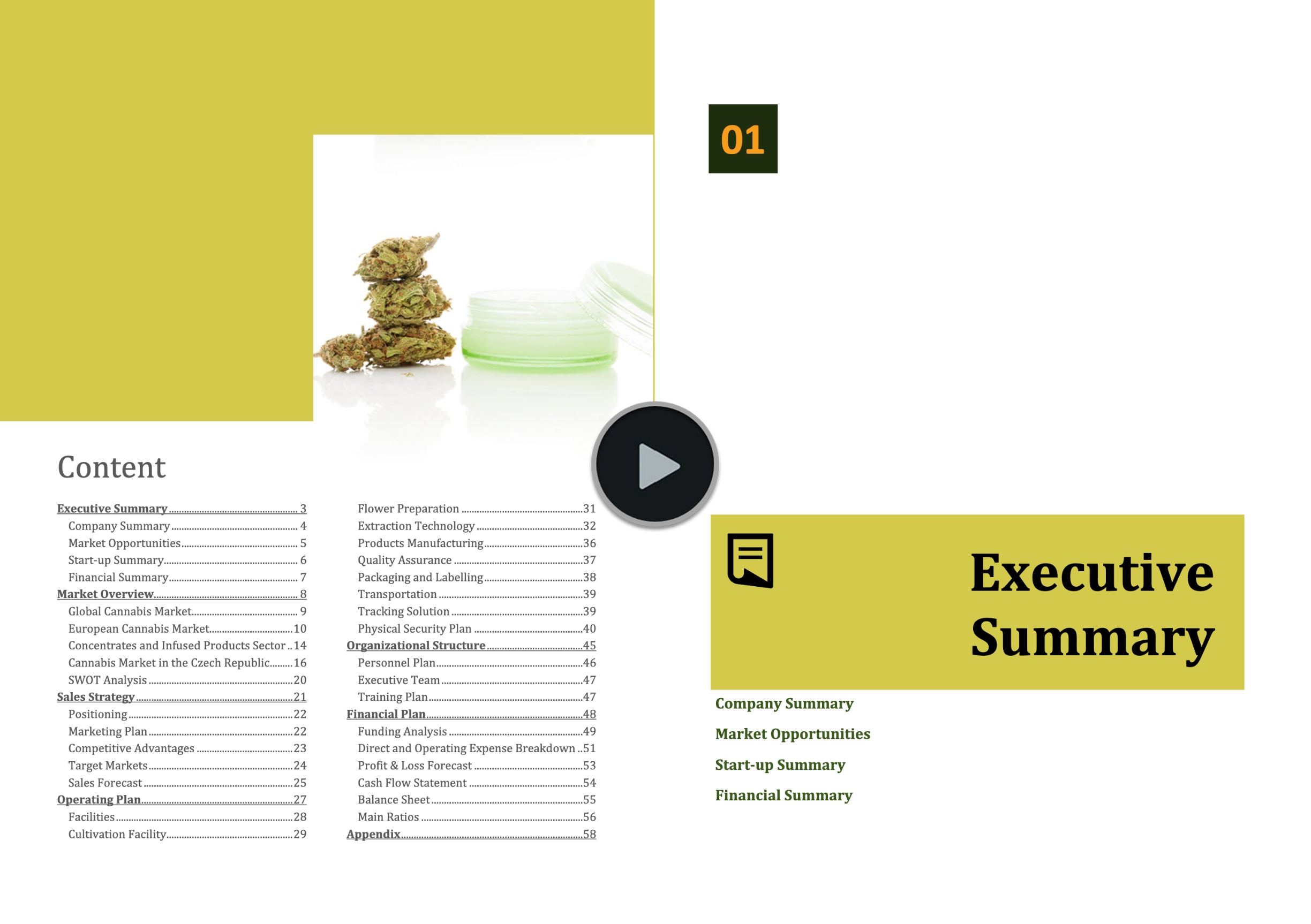 Cannabis Cultivation Extraction Manufacturing Business Plan