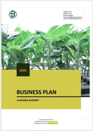 Cannabis Nursery Business Plan Template