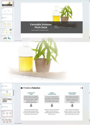 Cannabis Cultivation and Extraction Investor Pitch Deck Template