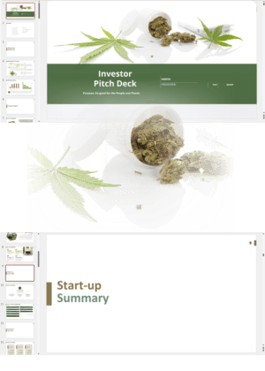 Cannabis and Hemp Vertically Integrated Investor Pitch Deck Template Europe