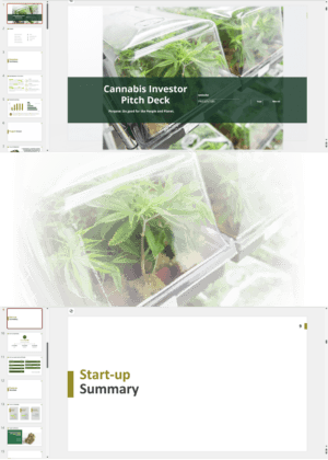 Cannabis Cultivation and Nursery Investor Pitch Deck Template Europe