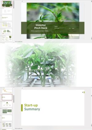 Cannabis Nursery Investor Pitch Deck Template
